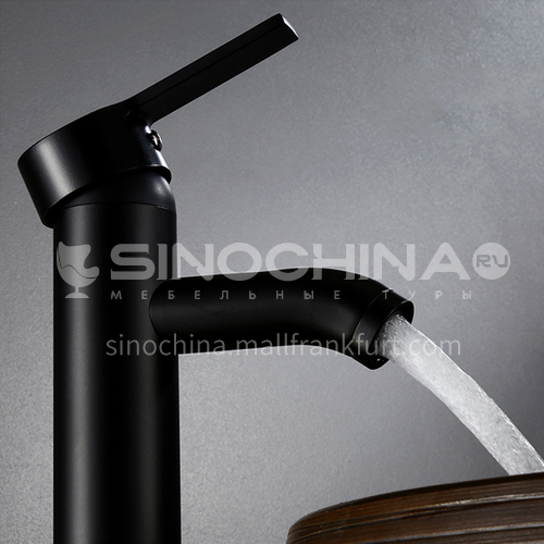 Full copper black faucet/ Hot and cold water/ wash basin faucet